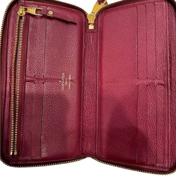 Louis Vuitton empreinte  zippy organizer secret Bordeaux SPO172 - Picture 10 of 12